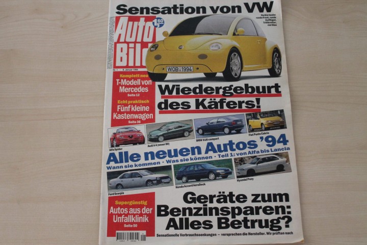 Deckblatt Auto Bild (01/1994)